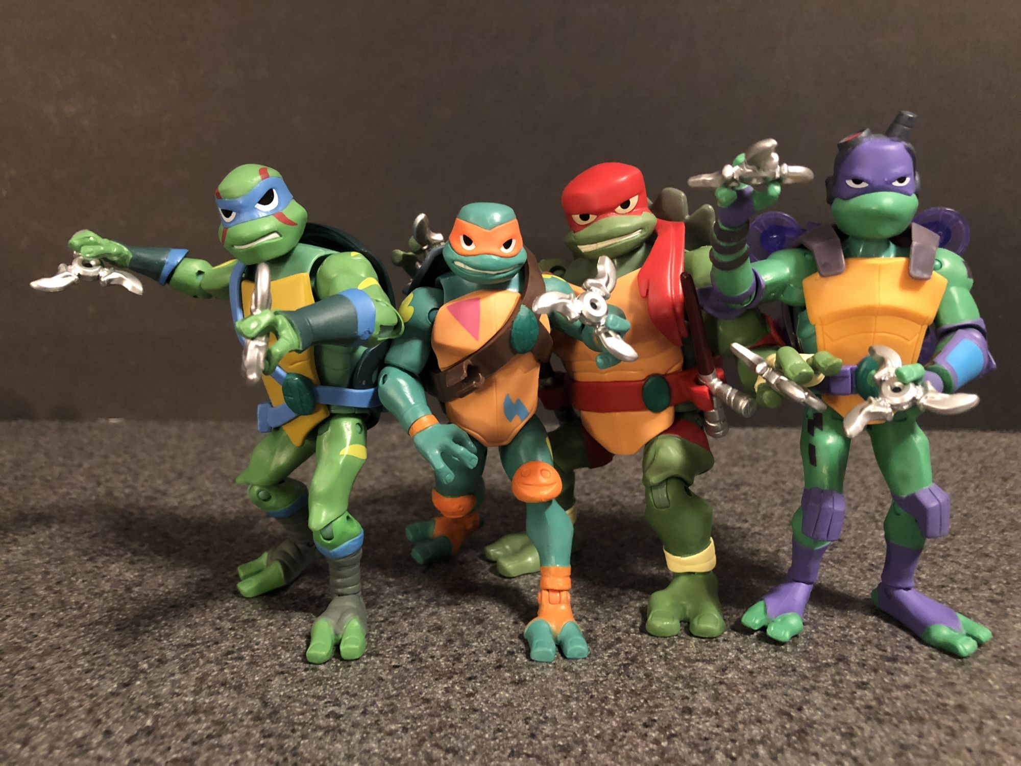 rise of the teenage mutant ninja turtles action figures wave 2