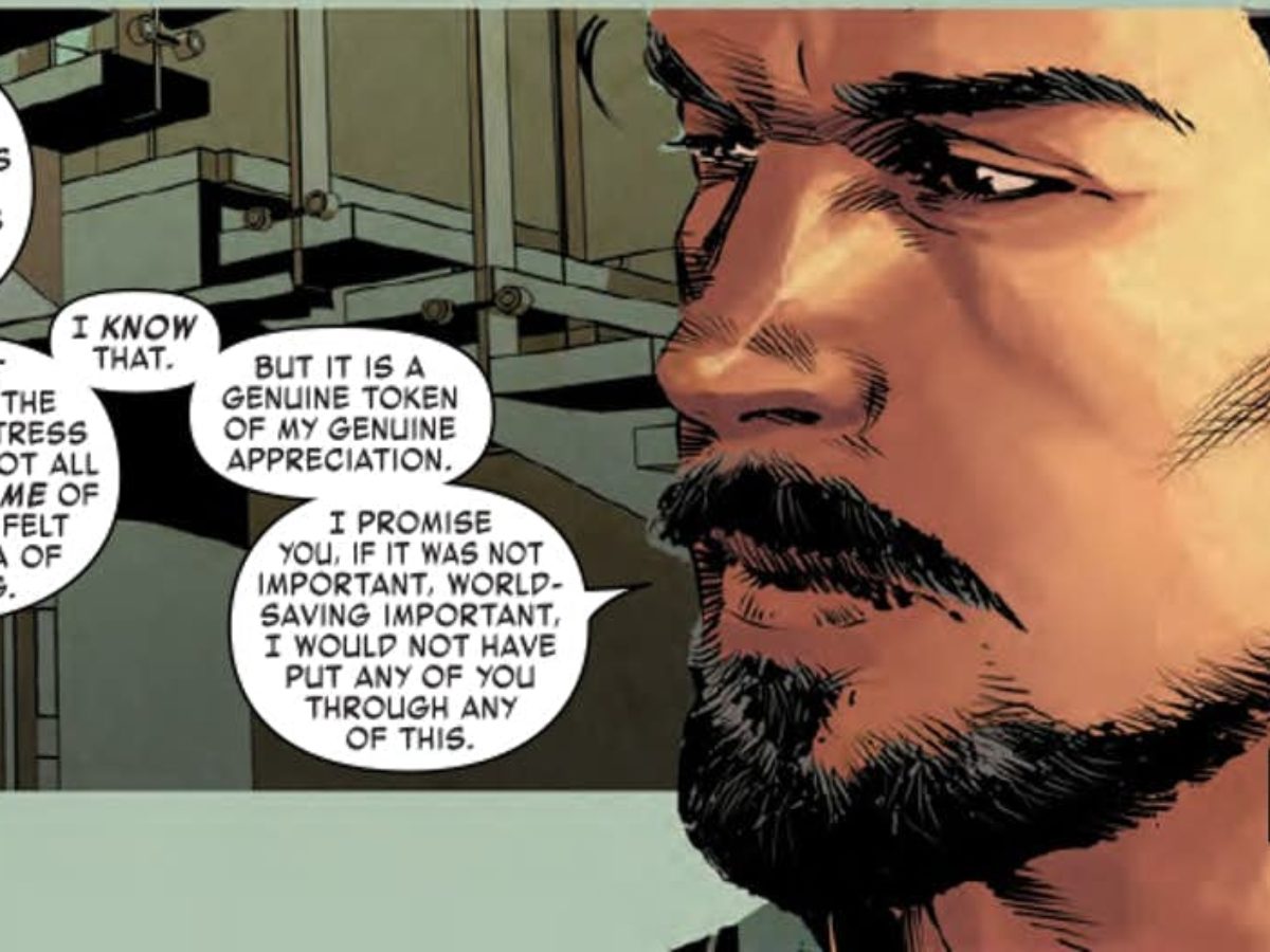 Has Tony Stark Ever Looked as Much Like Robert Downey Jr. as in Punisher #1?