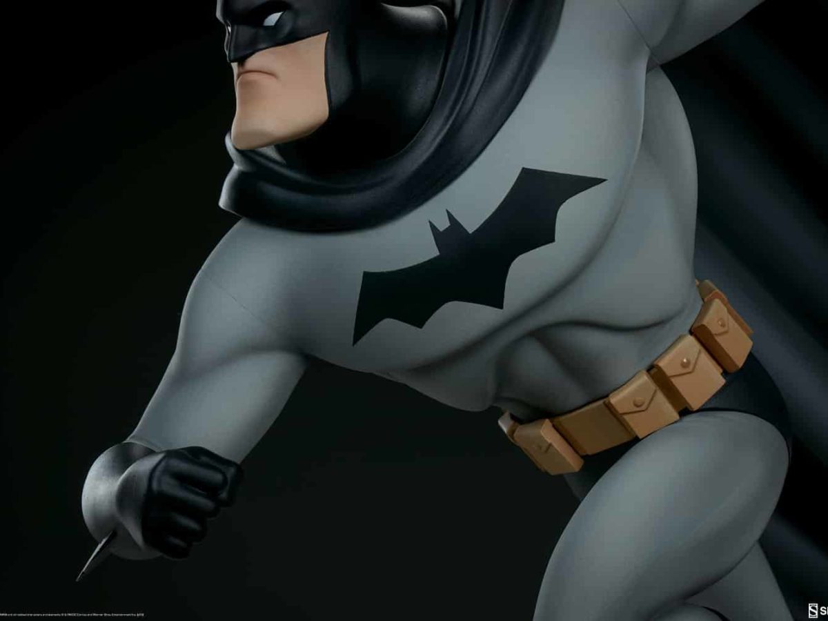 DC Comics Animated Statue Line From Sideshow Collectibles Kicks Off With  Batman