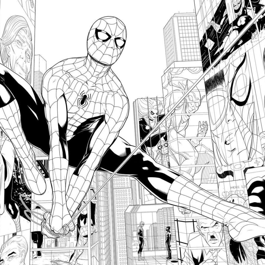 600 Spider Man Mysterio Coloring Pages  Best Free