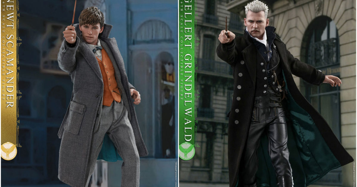 Fantastic Beasts Hot Toys Newt Scamander and Gellert Grindelwald Coming
