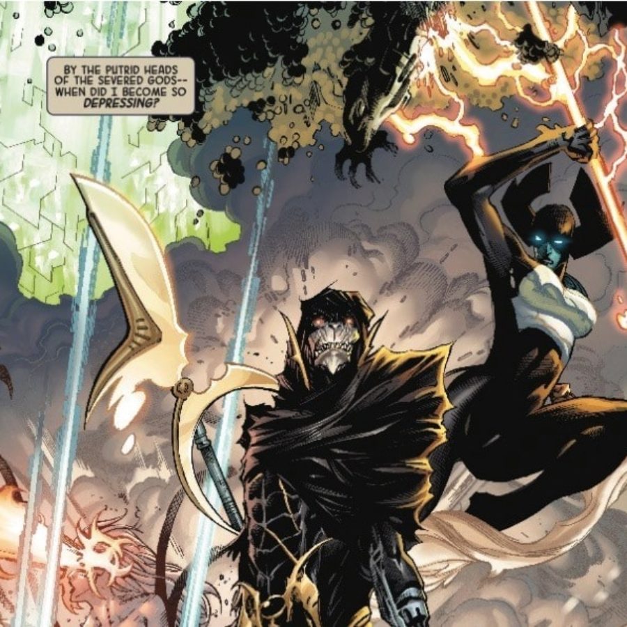 アメコミ Corvus Corvus Glaive Battles Self Esteem Issues in Next Week's Black Order #1