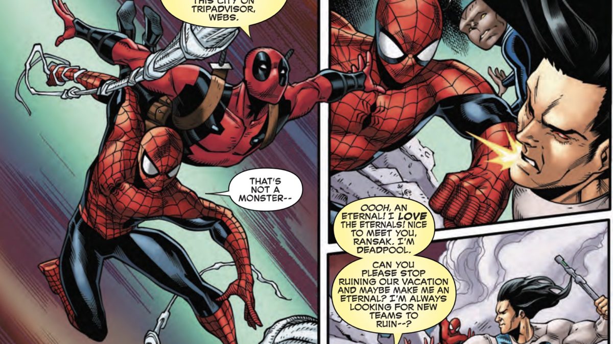 Deadpool Tries to Join an MCU Franchise in Next Week's Spider-Man/Deadpool  #43