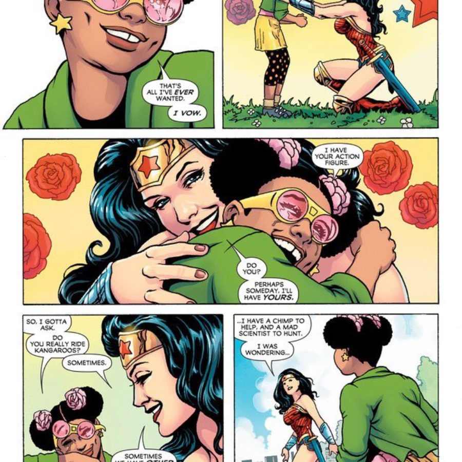 Gail Simone and Colleen Doran's Wonder Woman 75th Anniversary Story Deemed  Porn by Tumblr