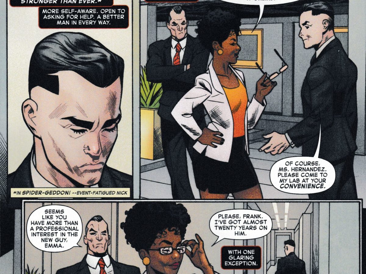 Superior Spider-Man #1 and the Perils of an Workplace Romance in This Day  and Age (SPOILERS)