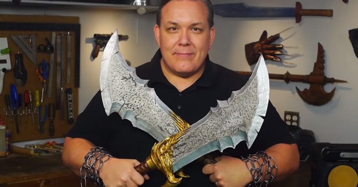 Блейд реплики. Кратос ЮТУБЕР. Blades of Chaos. Кто создал Chaos Blades