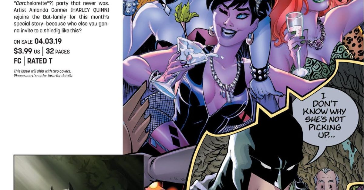 Batman Spies On Catwoman S Bachelorette Party In April
