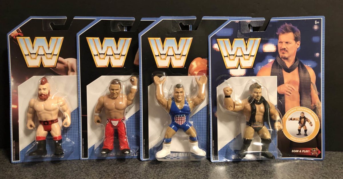 WWE Retro Series 7 Set Sheamus Shawn Michaels,Jericho,Kurt Angle 2019 Mattel