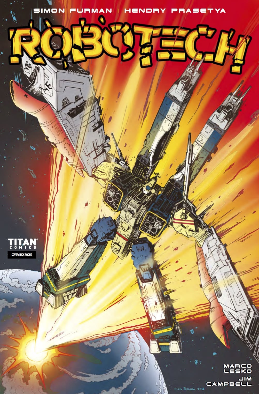 The Sdf 1 Makes A Blazing Return To Earth In Robotech 16 - 