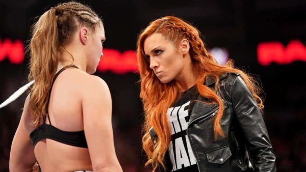  ] WWE Ronda Rousey and Becky Lynch 