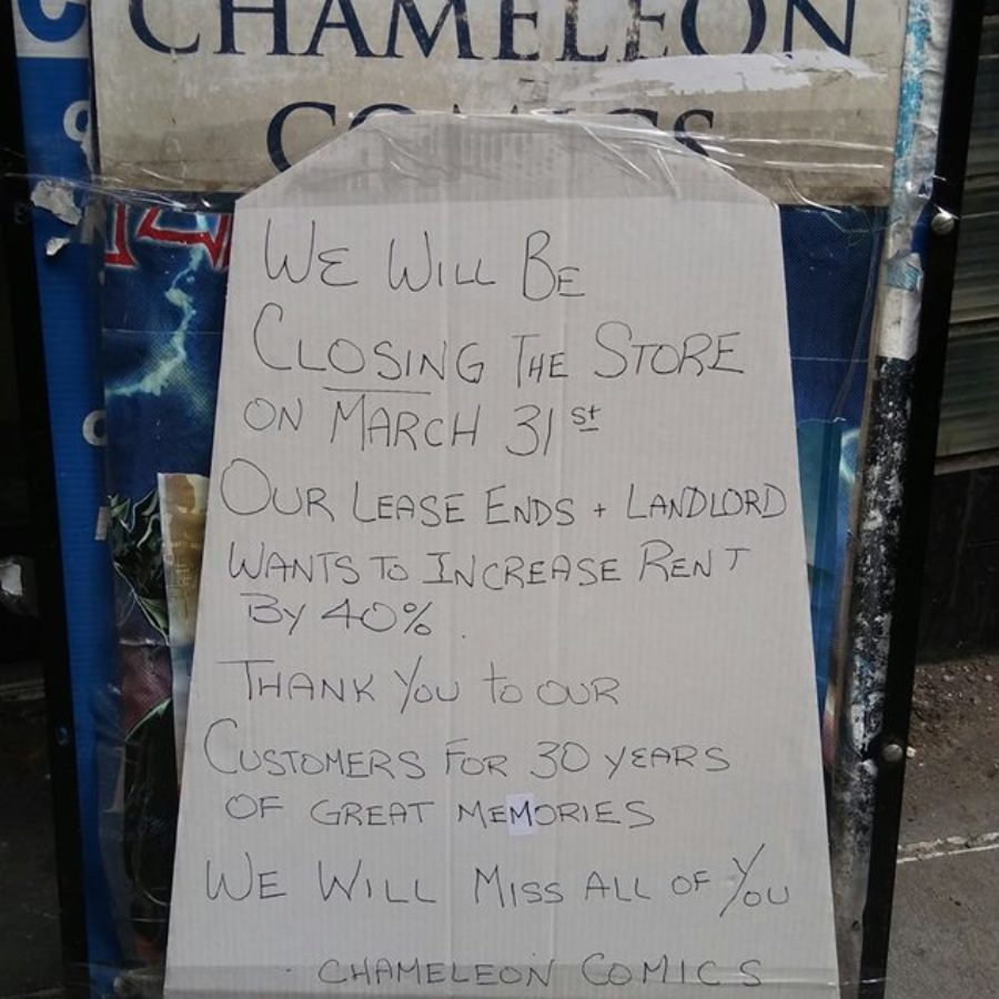 Manhattan Comic Store Chameleon Comics Closes After 30 Years