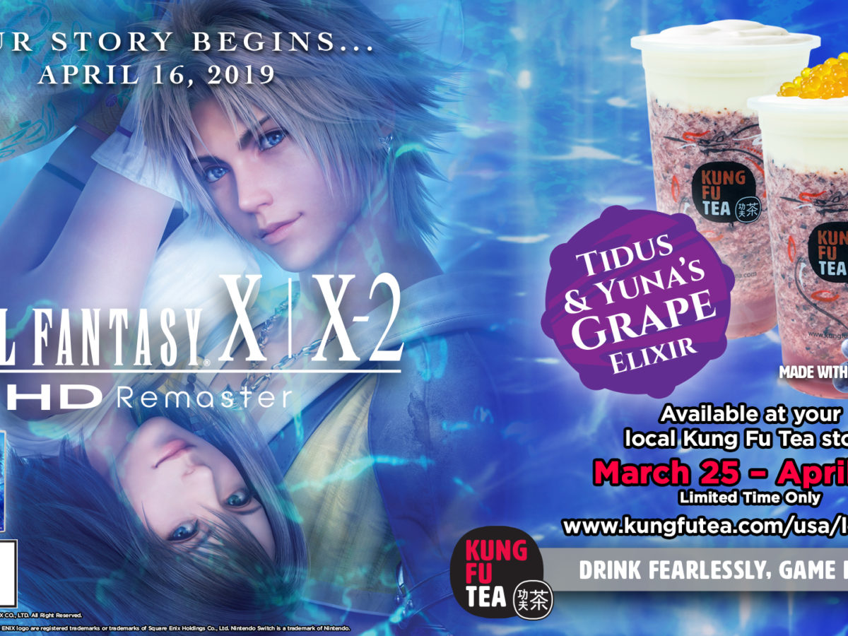 You Can Now Order a Final Fantasy X/X-2 Drink at Kung Fu Tea