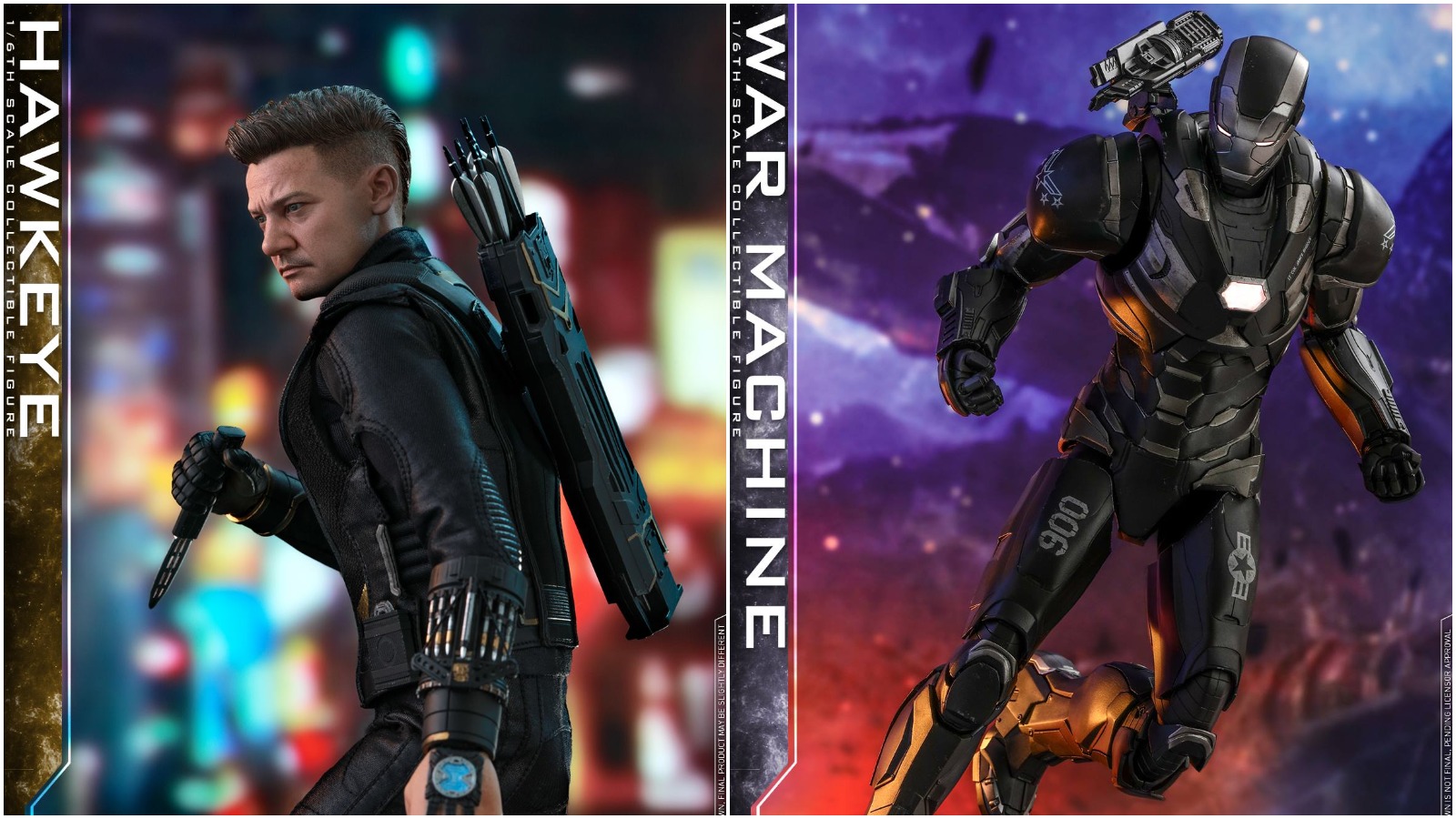 Hot Toys Reveals Hawkeyeronin And War Machine Avengers