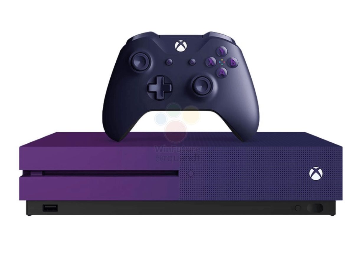 Microsoft will soon release a purple Fortnite Xbox One S, new leak reveals