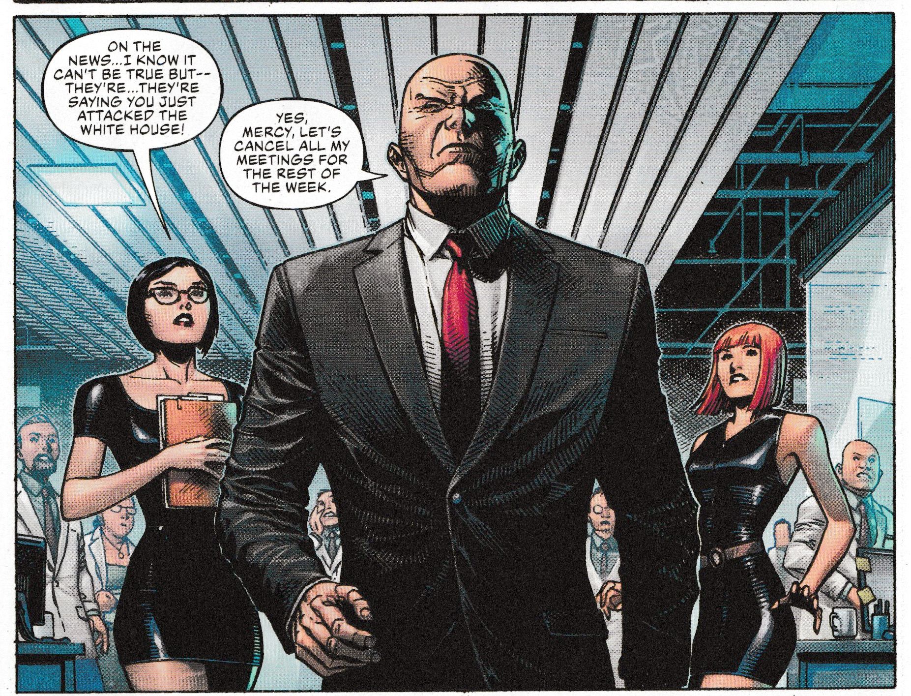 Now Lex Luthor Attacks Donald Trump in DC's Year Of The Villain #1 ...