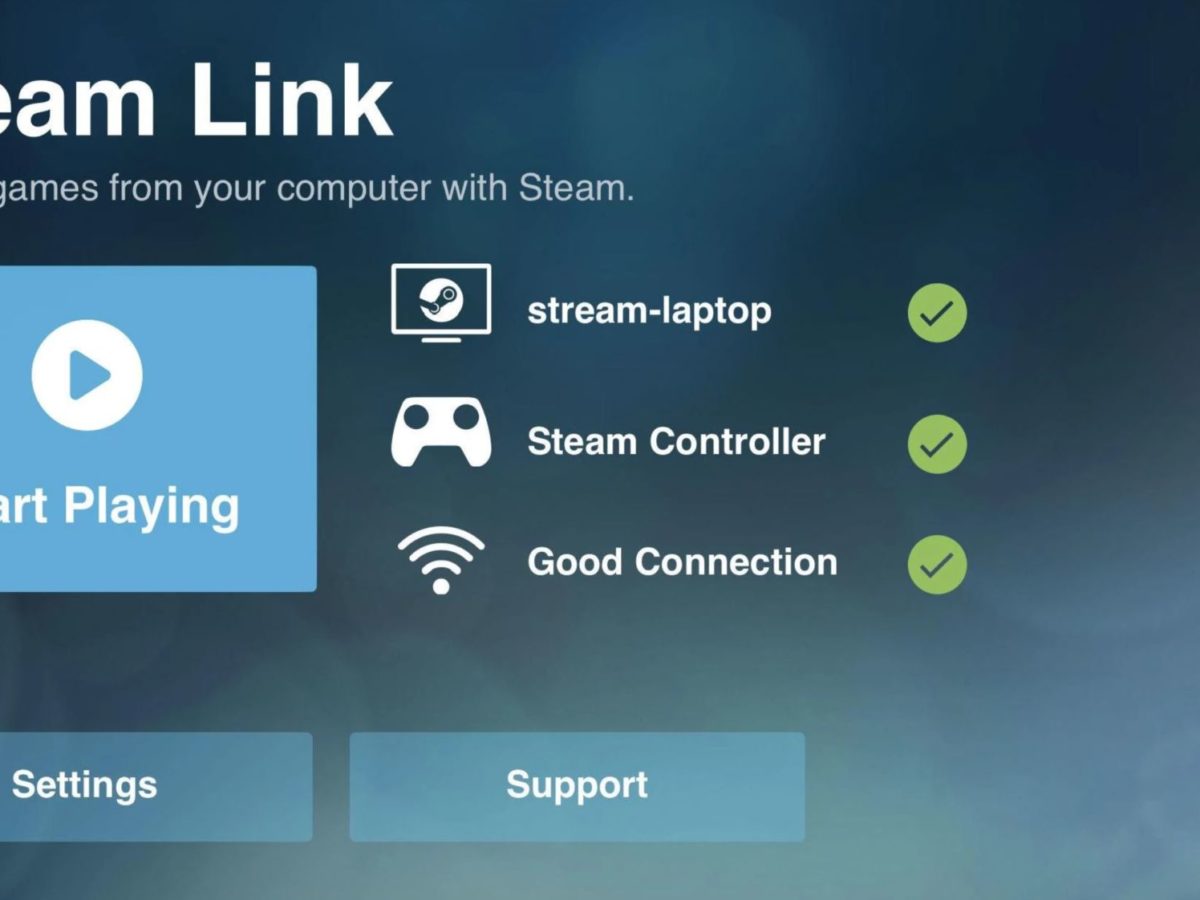 steam link to tv