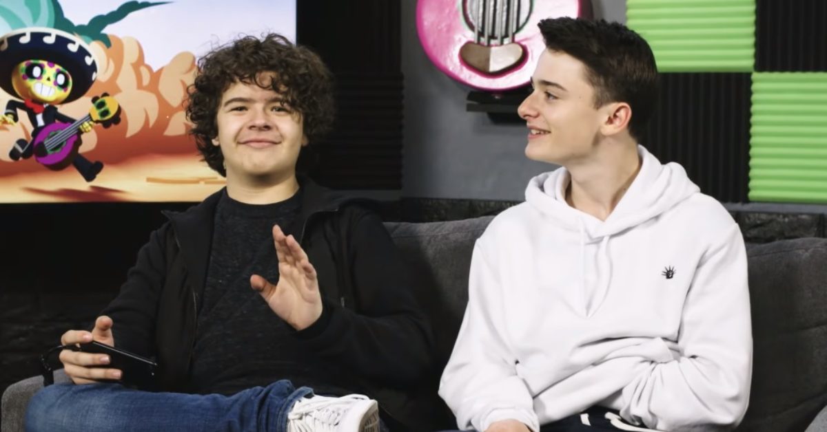 Watch Stranger Things Stars Play Against Each Other In Brawl Stars - brawl with the stars gaten and noah