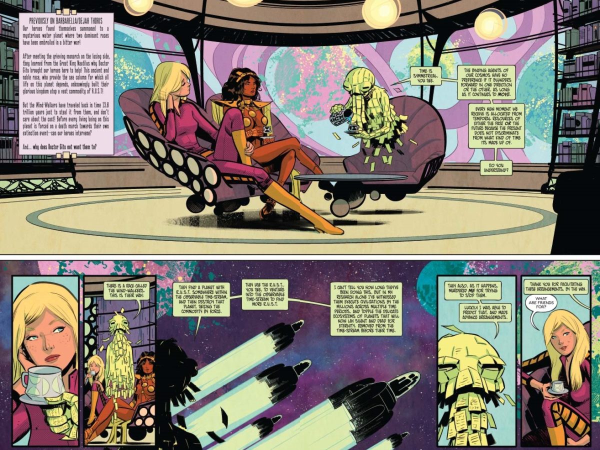 Barbarella Comic Strip Porn - Leah Williams and German Garcia's Creator's Commentary on Barbarella/Dejah  Thoris #4