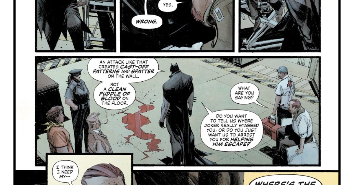 Lettered Preview: Sean Murphy's Batman: Curse Of The White Knight #1 -  Where's The Joker???