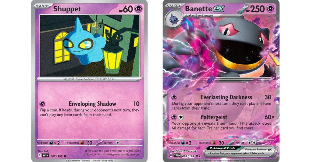 The Cards Of Pokmon TCG: Scarlet & Violet Part 21: Banette Ex