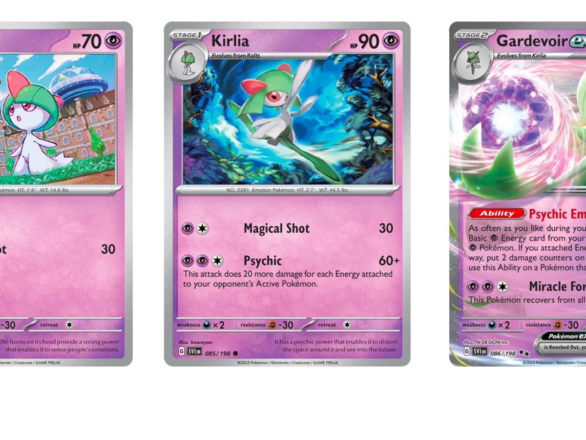 Gardevoir, Kirlia and Ralts