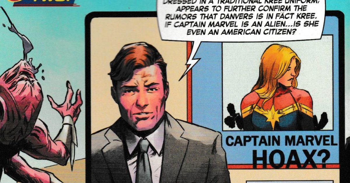 Captain Marvel #8 Gets Rather Topical, Regarding President Trump's