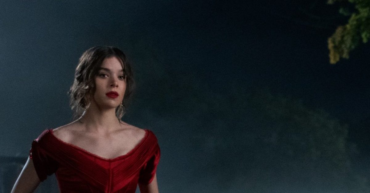 dickinson red dress Red Hailee Steinfeld Dress Dickinson Prom Dress Hoprom