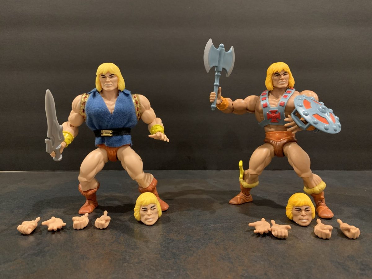 - MOC Masters of the Universe MotU Origins Vintage Head Mattel He-Man