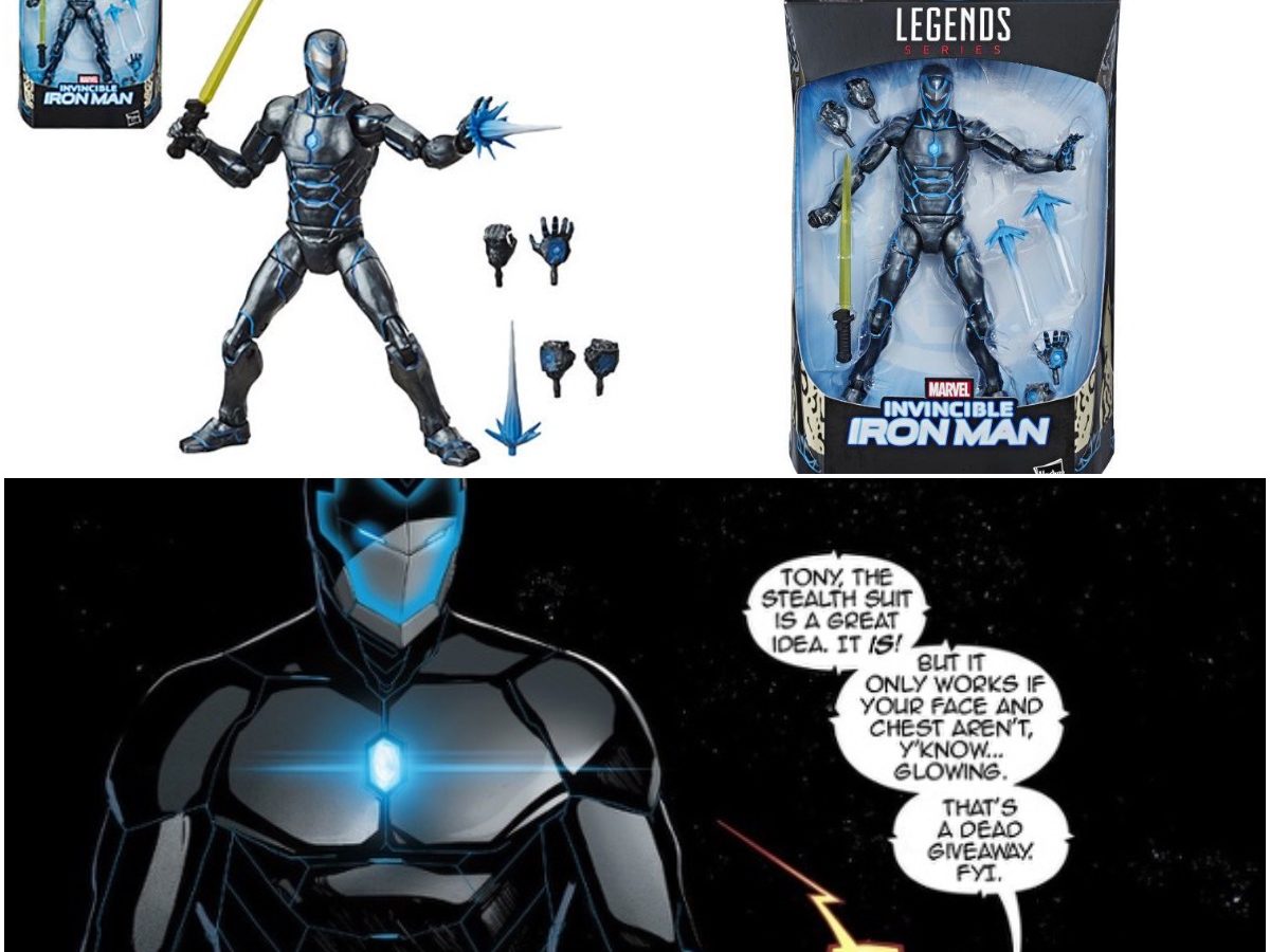 Iron Man Dons the Stealth Suit with New Marvel Legends Figure