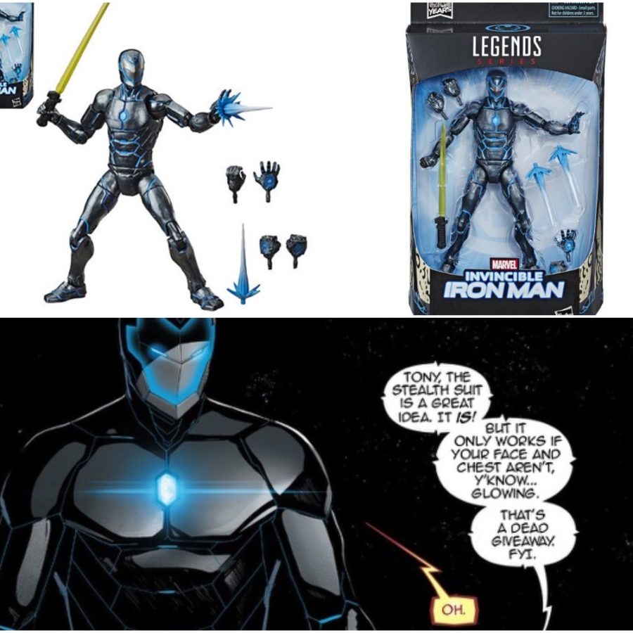 Iron-man stealth suit movie minifigure TV show Marvel Comic version toy figure 