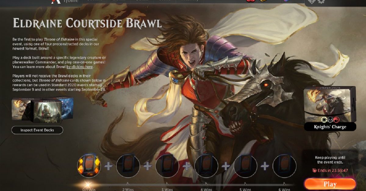 Brawl Format Hits Arena "Magic The Gathering"