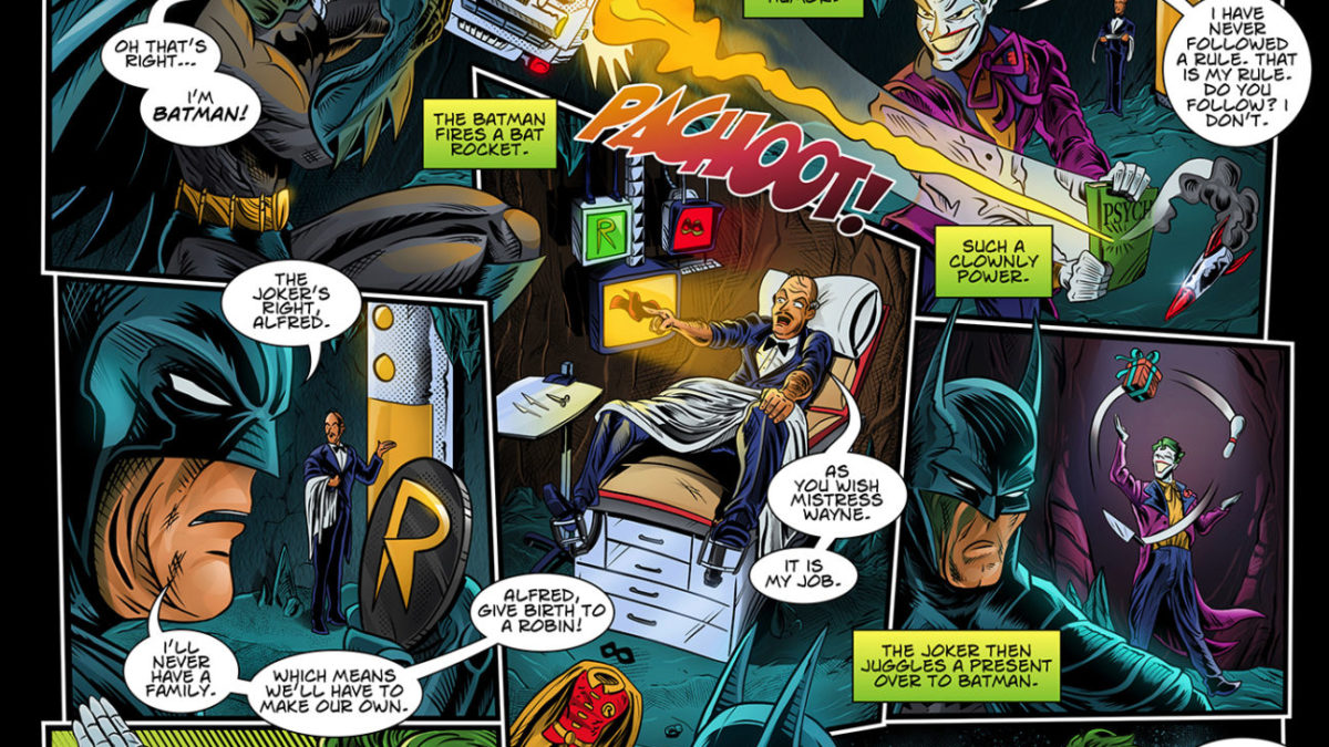 Remember That . Generated Batman Screenplay? It's Just Been Adapted Into  a Comic Book...