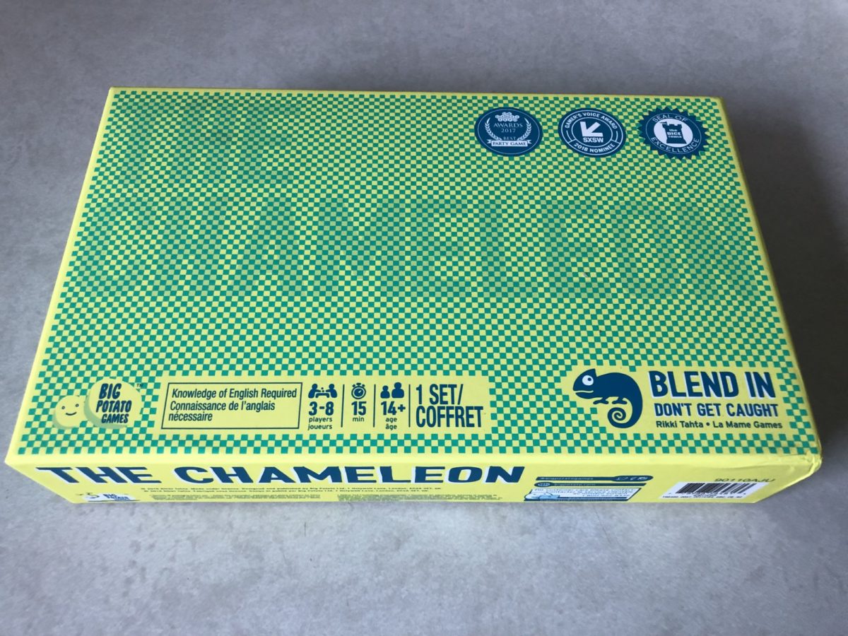 The Chameleon Award-Winning Board Game for Families & Friends