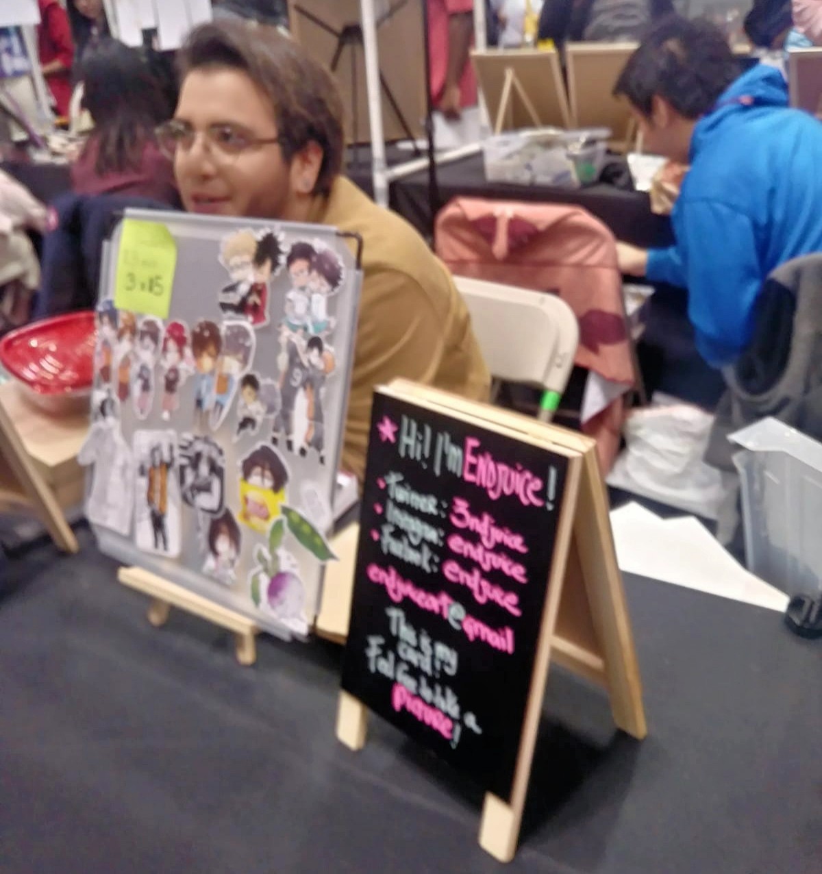 Anime NYC - Artist Alley — Art By Quinton