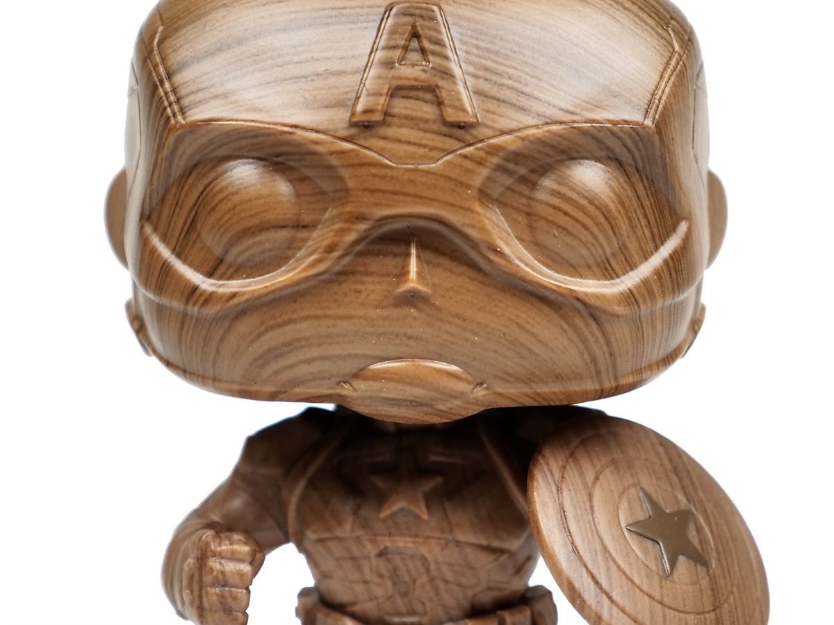 captain america wood pop