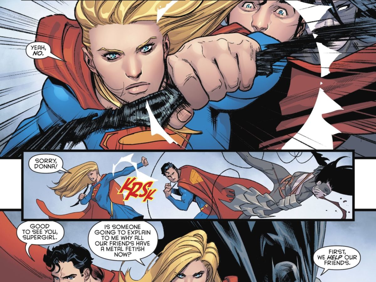 Now Supergirl #36 and Batman/Superman #4 Are Infected With The Same Story