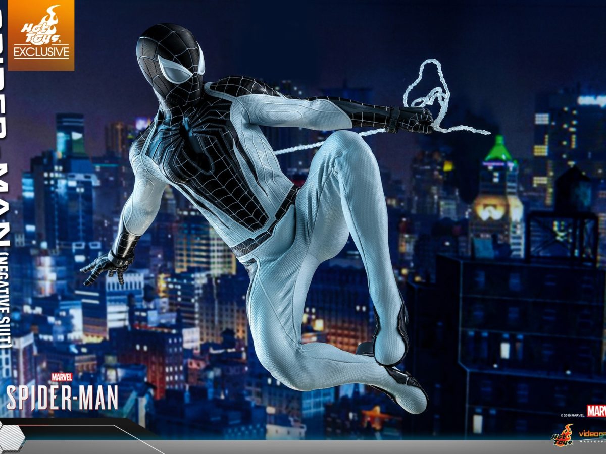 Spider-Man 1/6th Scale Collectib… Negative Suit Hot Toys Marvel’s Spider-Man 