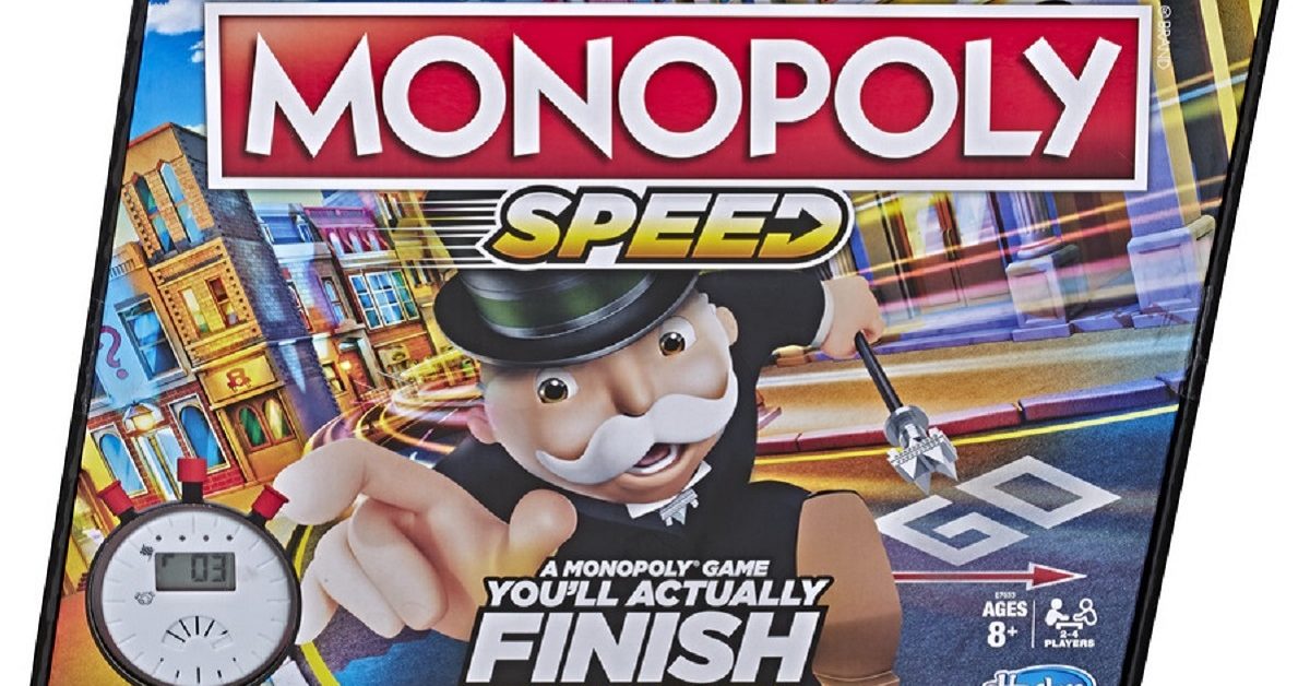 Hasbro Reveals Second Monopoly Title With Monopoly Speed