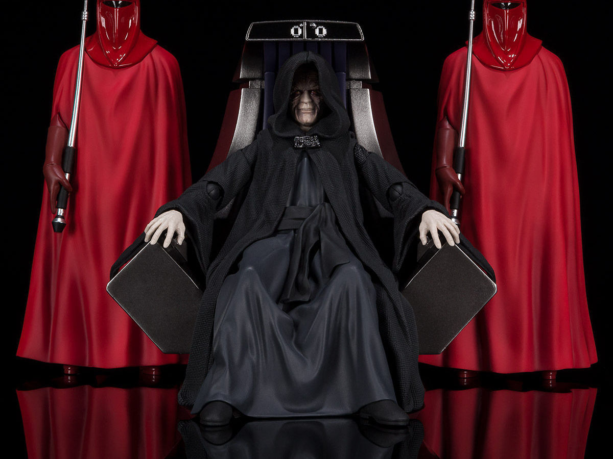 emperor palpatine on his throne