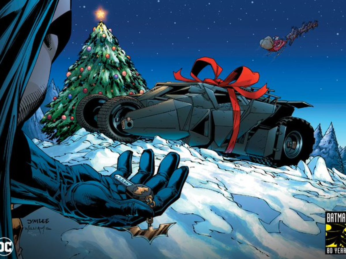 DC Holiday Pin-Up by Jim Lee Reveals Santa Claus is an Illegal Arms Dealer