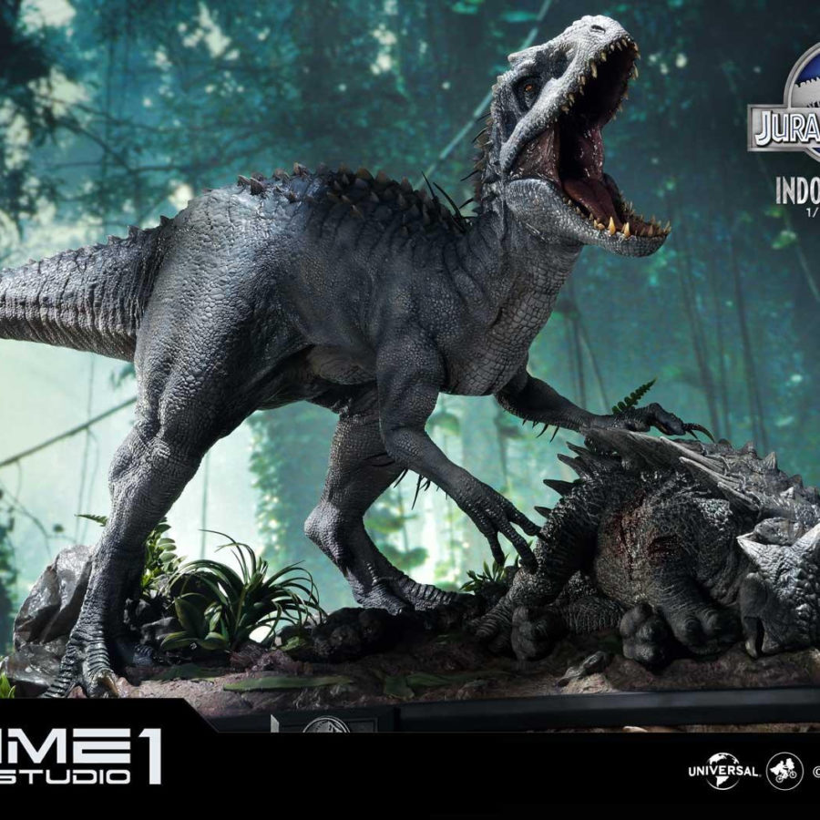 Indominous Rex Is on the Hunt with the New Prime One Studio Statue