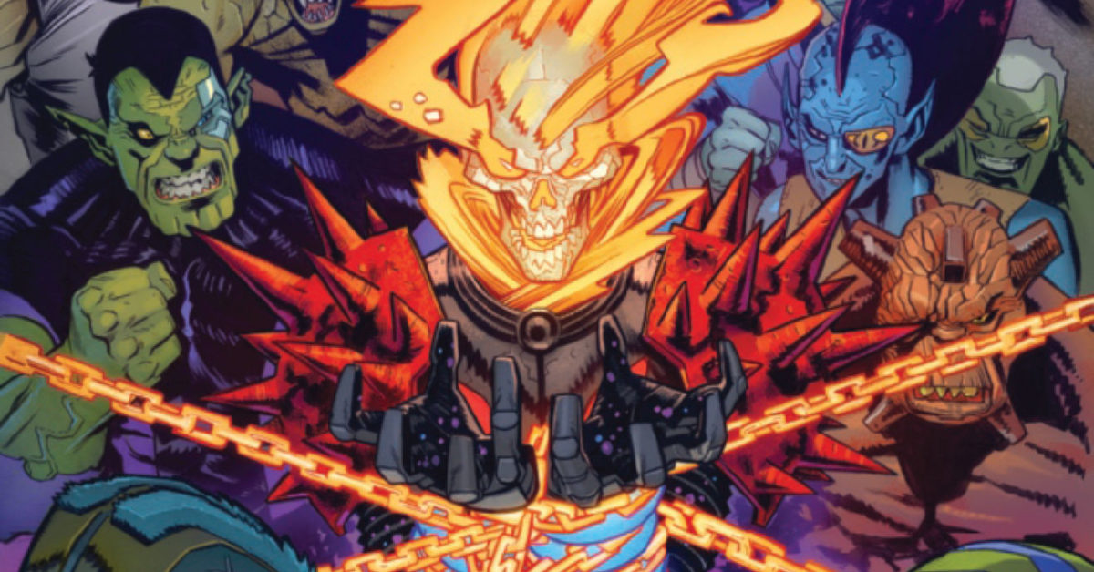 This Preview of Revenge of the Cosmic Ghost Rider #1 is a Riot