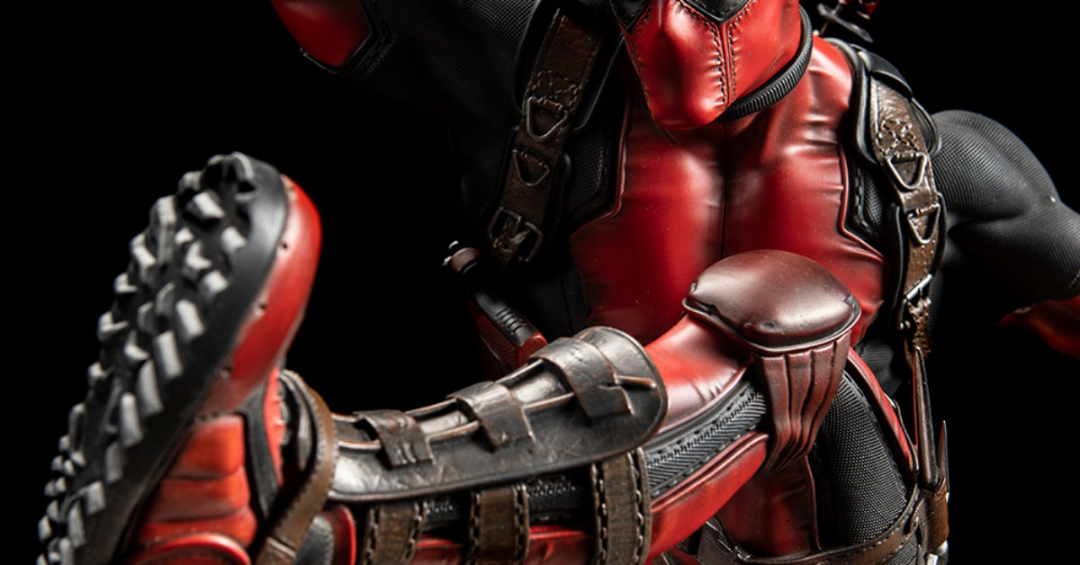 deadpool statue gamestop