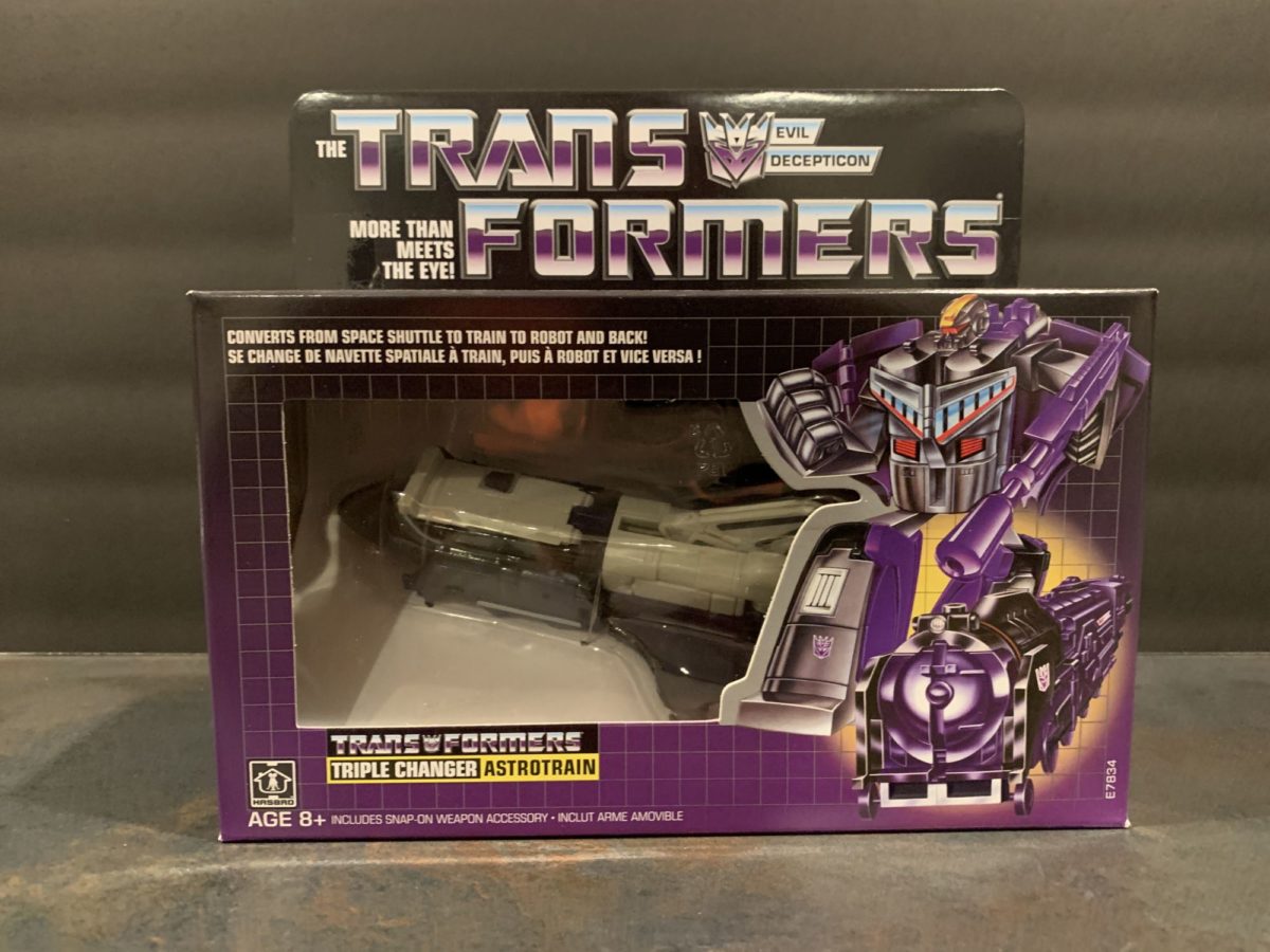 Hasbro Transformers G1 Reissue Decepticon Triple Changer Astrotrain Walmart New