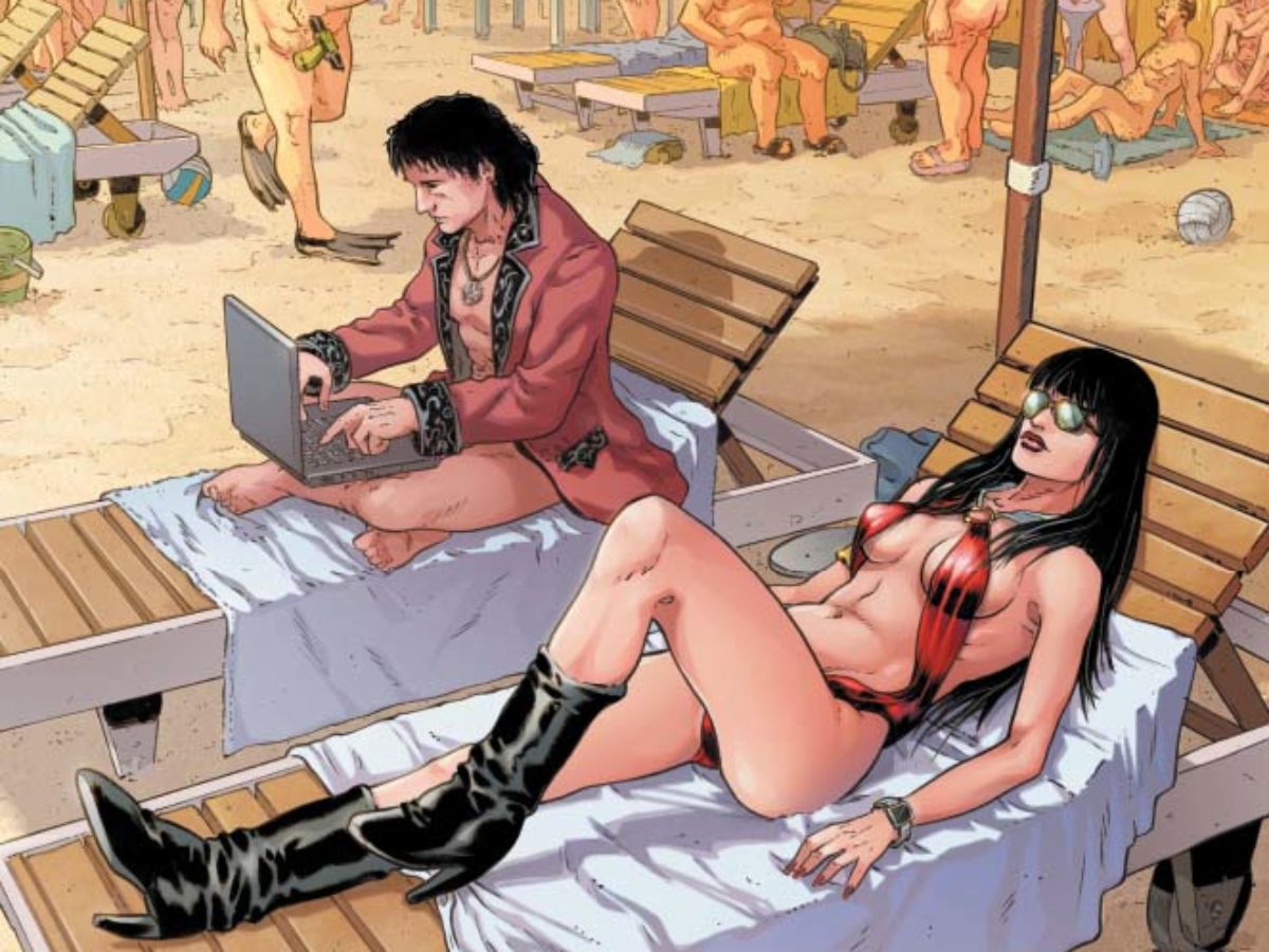 Comics Code Censors Pushed to Limits as Vampirella Visits Nude Beach in  Vampirella #7 [Preview]