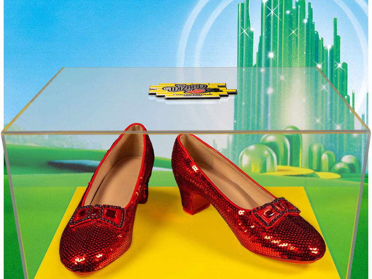 The Wizard Of Oz Ruby Slippers Logo Makeup Cosmeti Neceser 