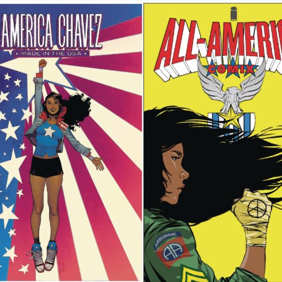 All-America Comix #1 1st app of America Vasquez Image Comics Joe Casey Chavez
