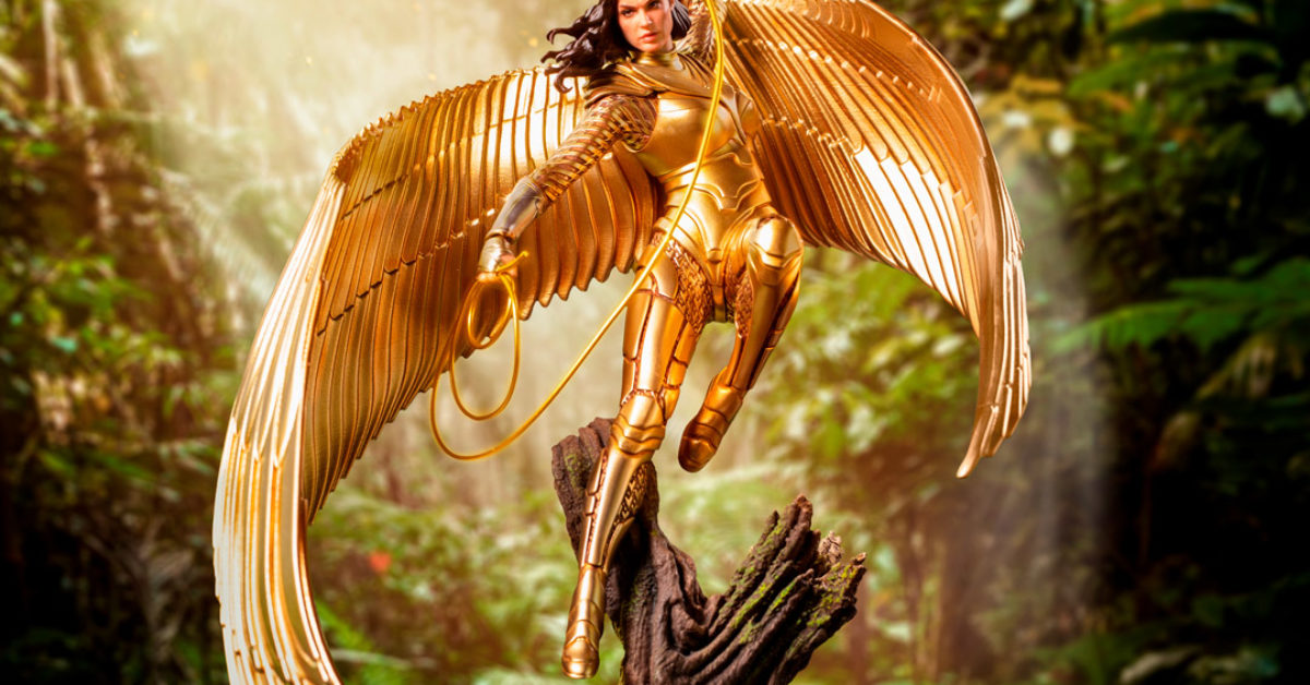 Armored Wonder Woman Gets a New 1984 Statue with Iron Studios