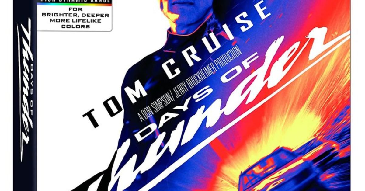 'Days of Thunder' Coming to 4K Bluray on May 19th