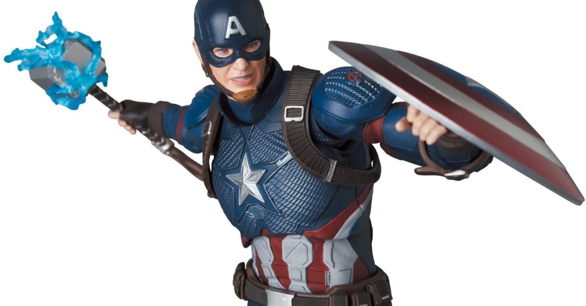 Captain America Wields Mjolnir in Newest MAFEX Figure